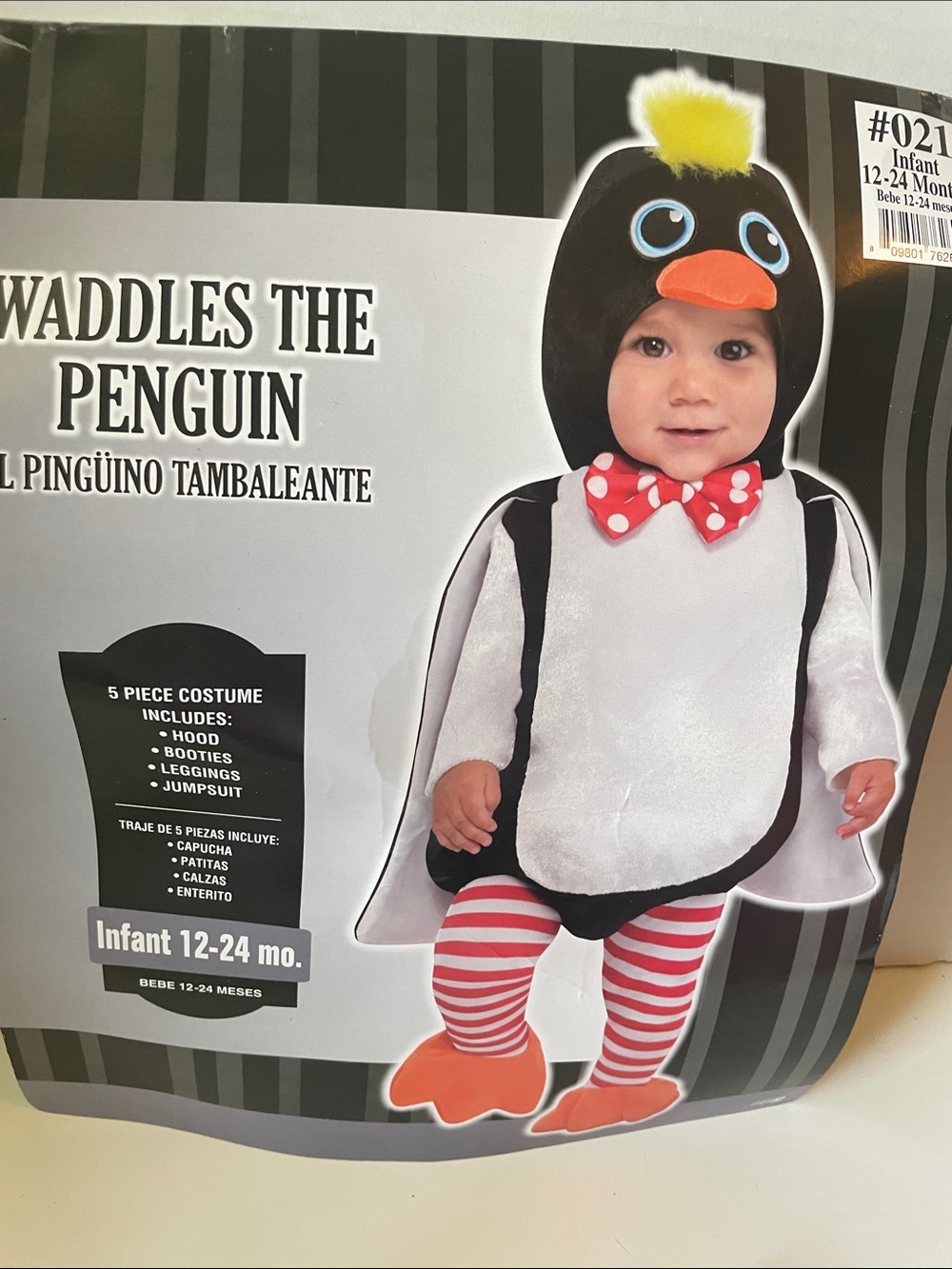 Waddles the  Penguin Costume  Infant  Size 12-24 months